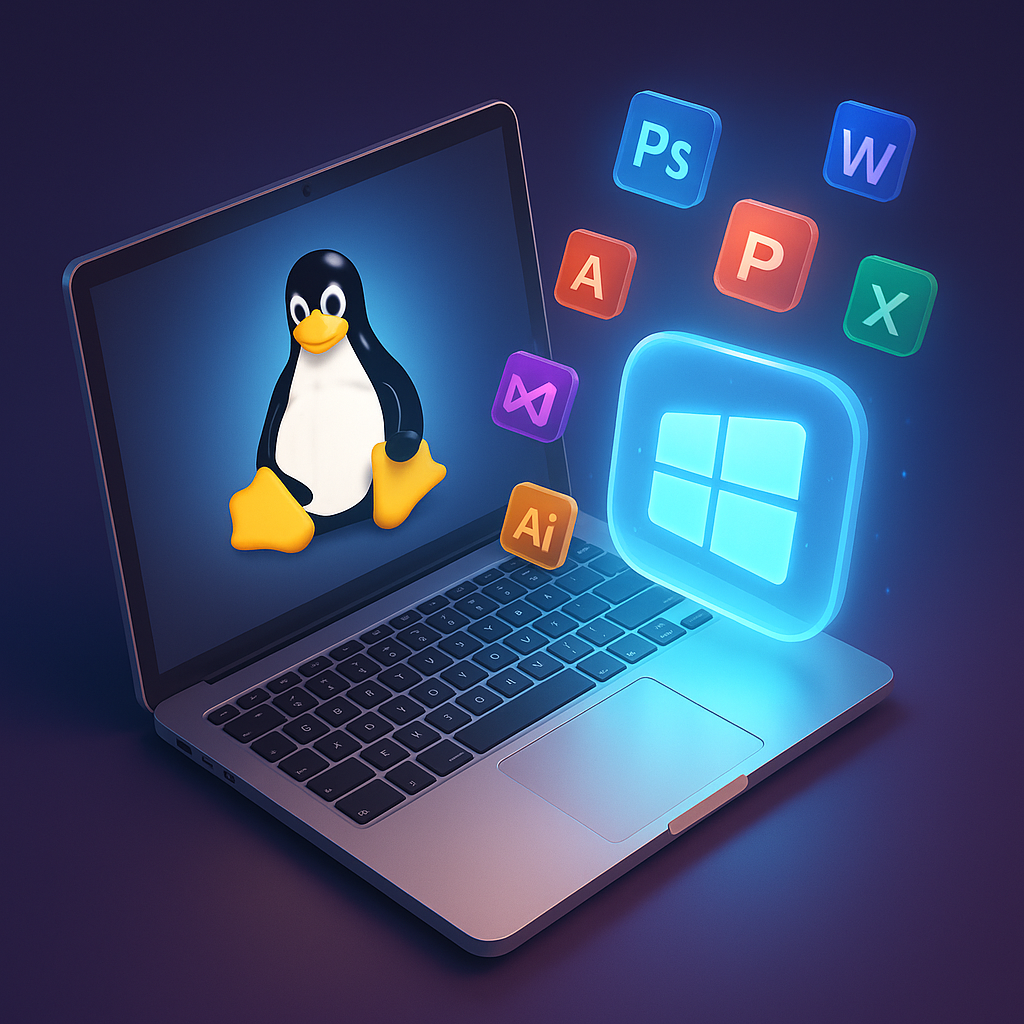 Jak na Linuxu pohodlně spustit Windows aplikaci